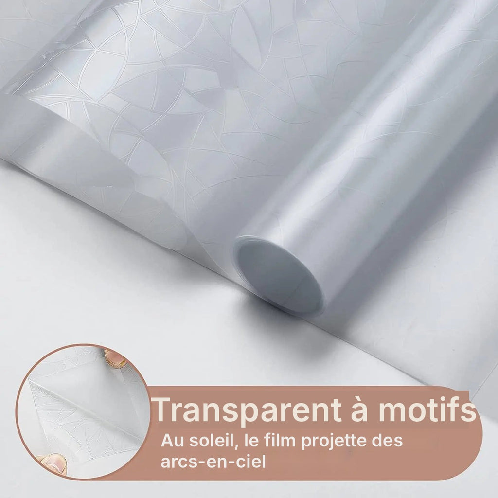 Film fenêtre arc-en-ciel électrostatique, effet prisme