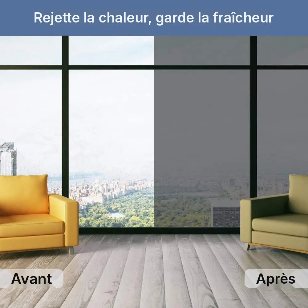 Film réfléchissant anti-chaleur, 8 coloris