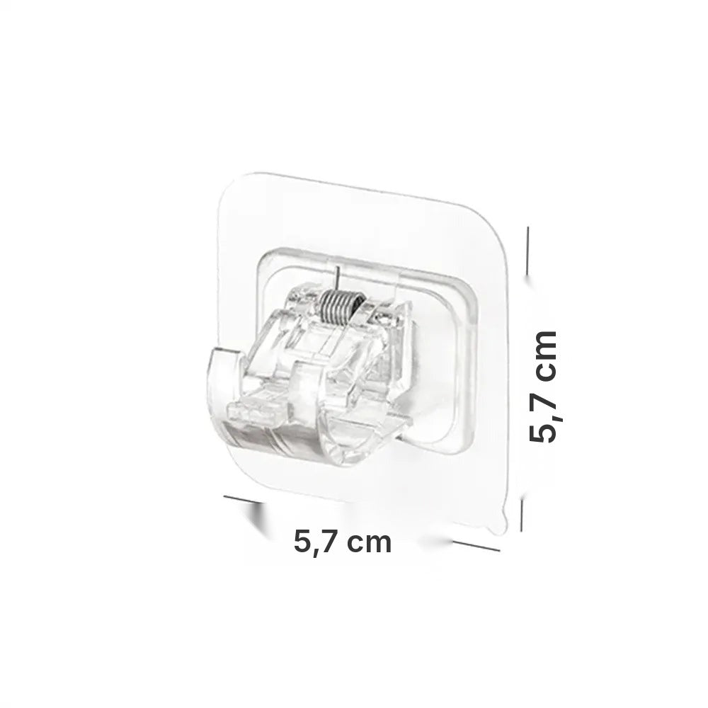 Supports de tringle adhésifs, lot de 2 à 50