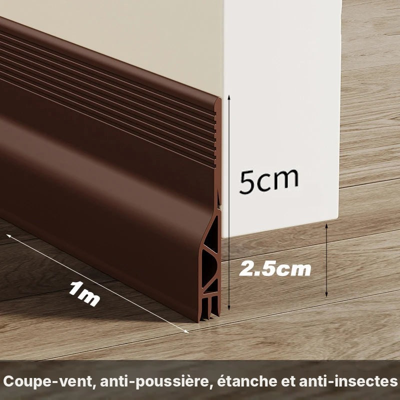 Bas de porte autocollant 5 cm, grands jours