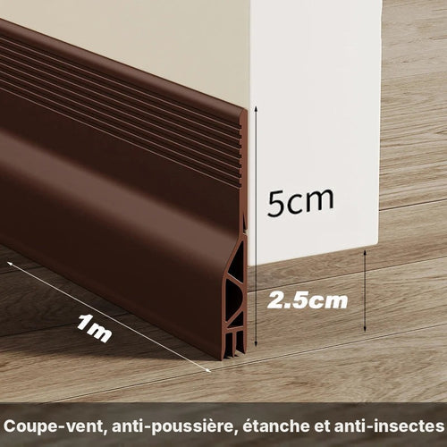 Bas de porte autocollant 5 cm, grands jours