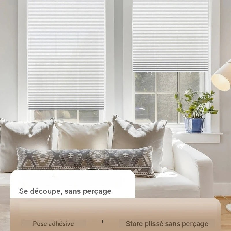 Store plissé tamisant ou occultant, 10 tailles