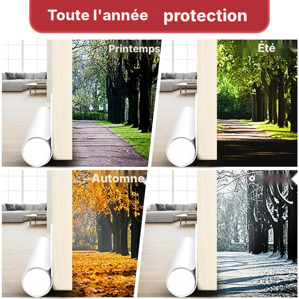 Boudin de porte isolant en mousse, lot de 1 à 3