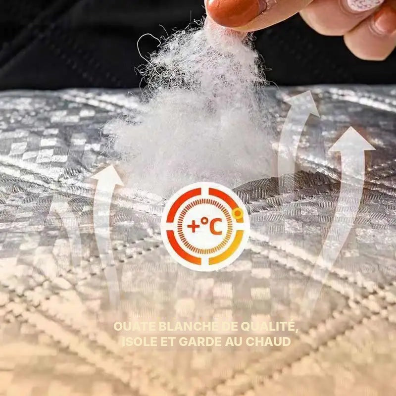 Rideau de porte isolant coton épais, 210 tailles