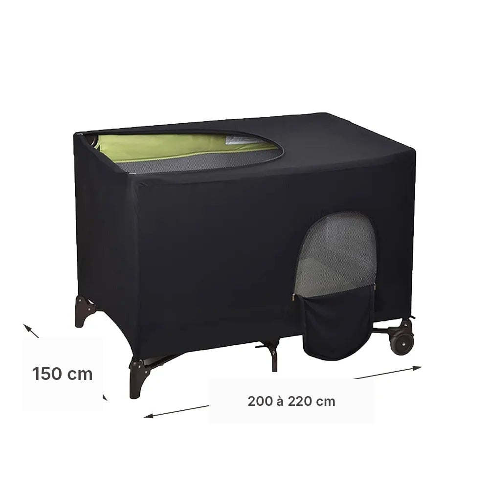 Tente occultante pour lit de bébé, respirante