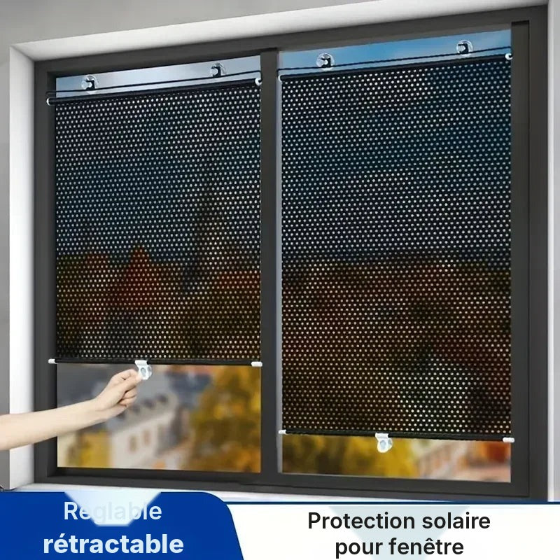 Pare-soleil télescopique à ventouses, 4 largeurs