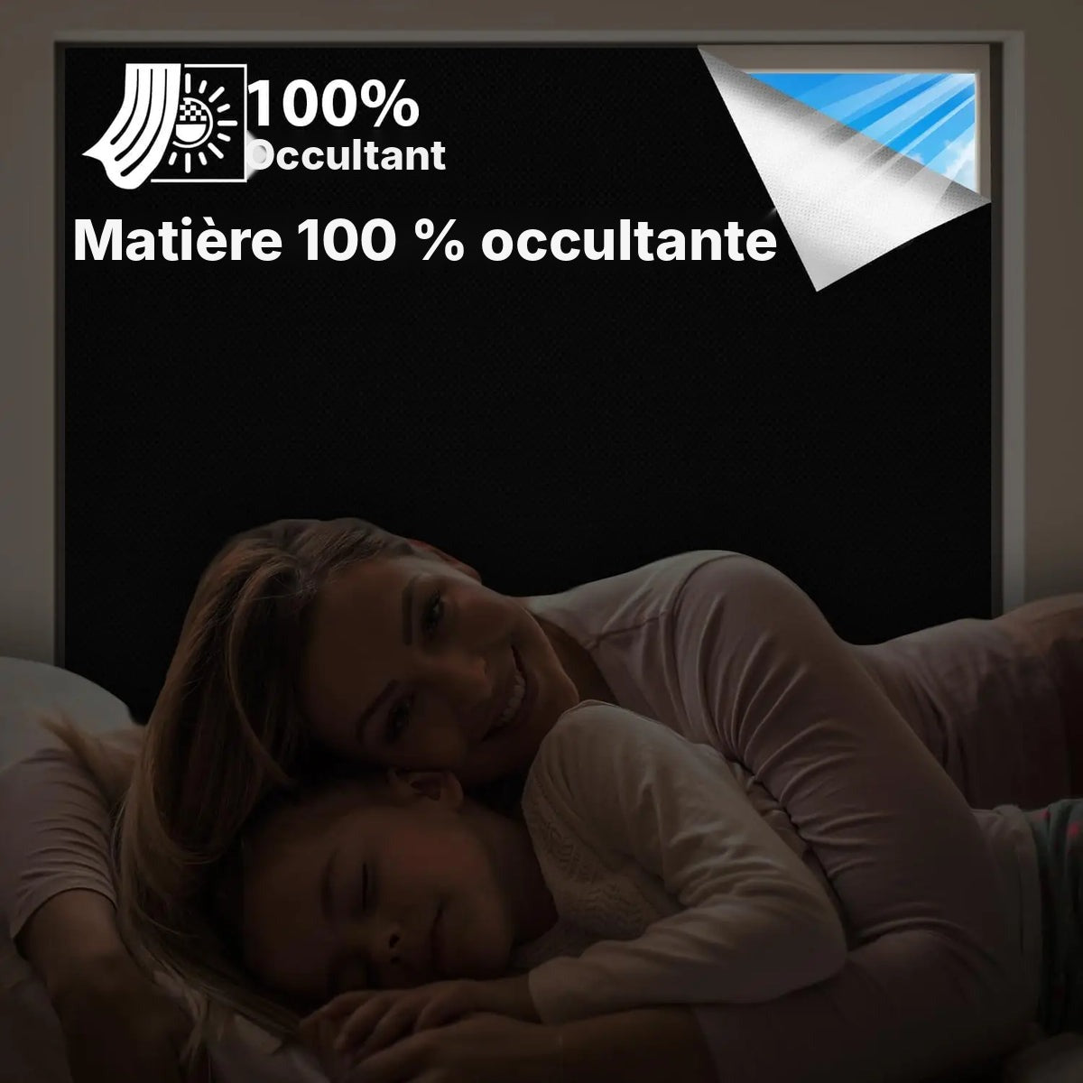 Store occultant adhésif, jusqu'à 150 x 400 cm