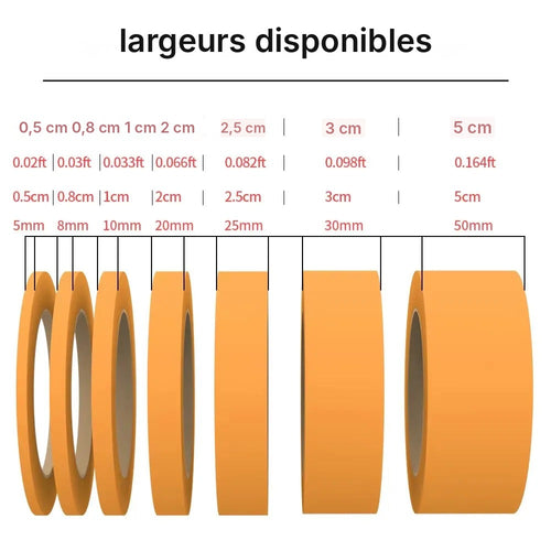 Bande de mousse EVA adhésive, 20 tailles