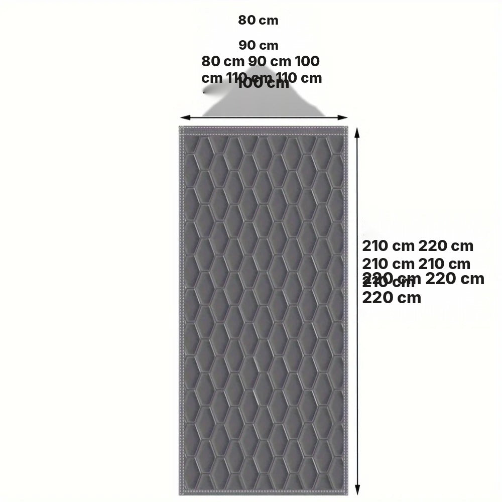 Rideau de porte anti-froid et anti-bruit, 2 coloris