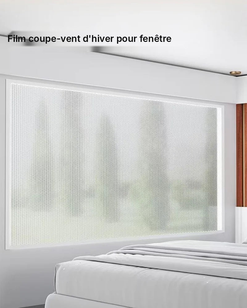Film à bulles isolant pour fenêtre, sur mesure