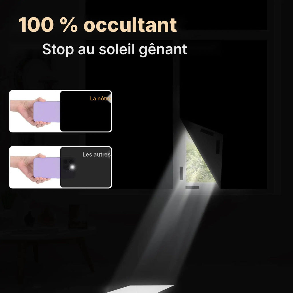 Rideau occultant à découper, 166 cm de large