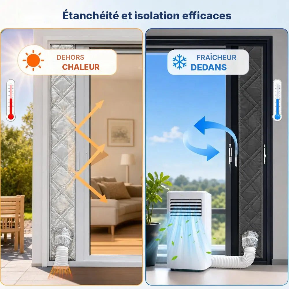 Kit de calfeutrage fenêtre pour climatiseur mobile