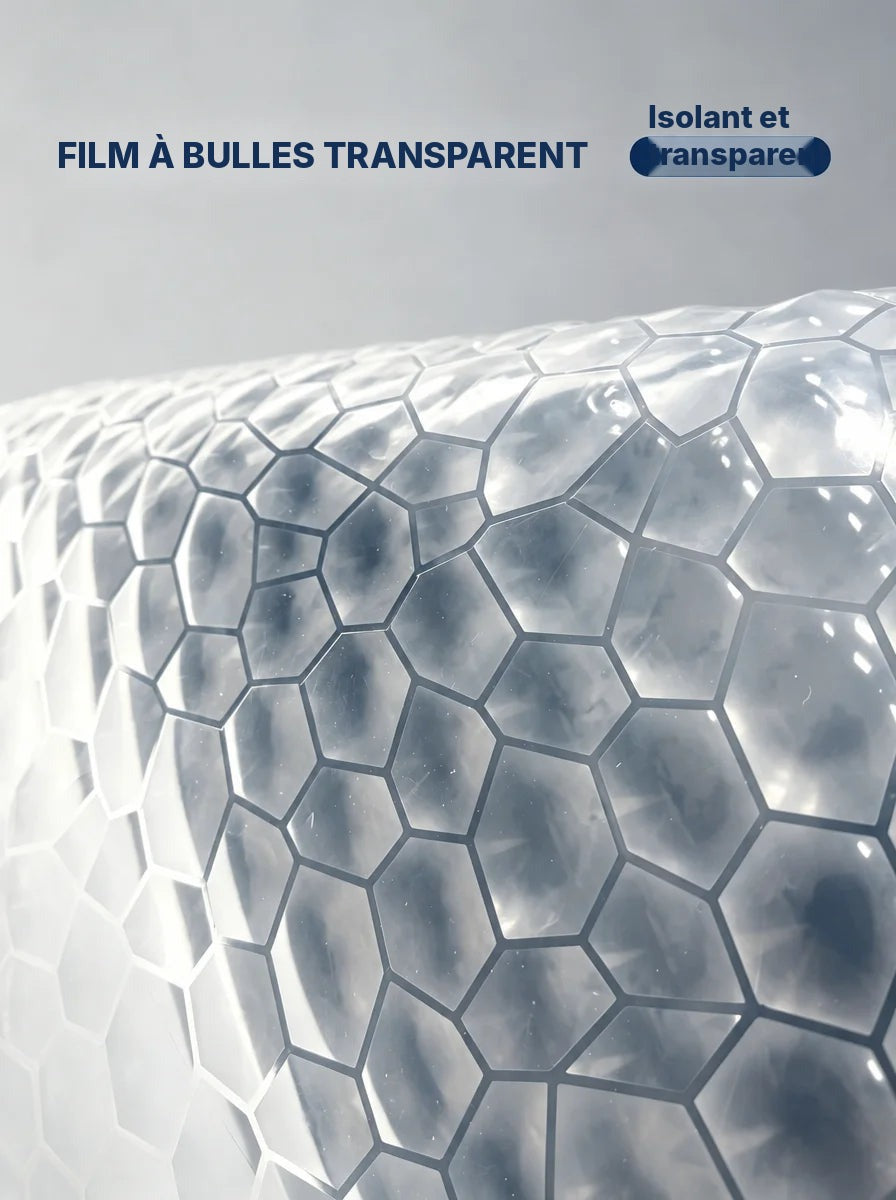 Film isolant à zip pour fenêtre, ouverture facile