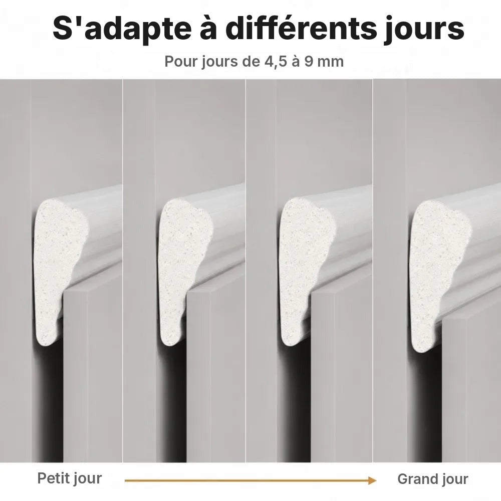 Joint mousse pour fenêtre coulissante, 3 ou 5 m