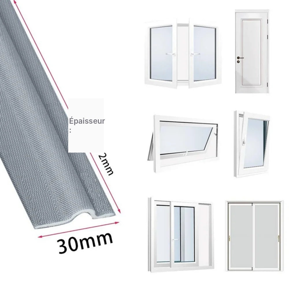 Joint isolant fenêtre en mousse, rouleau 6 à 40 m