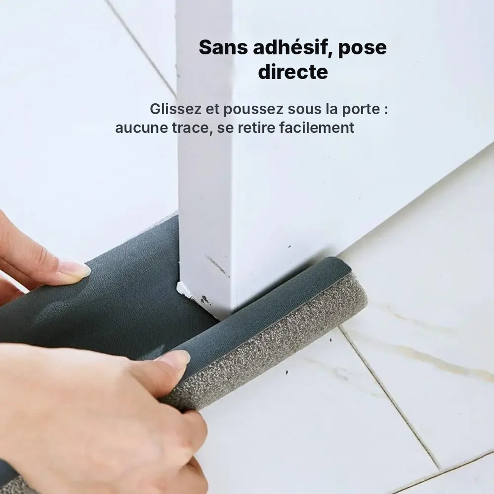 Bas de porte double en silicone à glisser