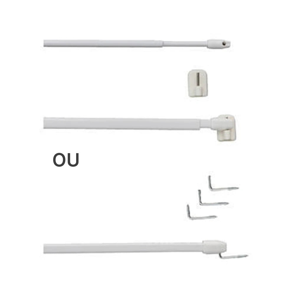 Tringles réglables pour placard et fenêtre, lot de 2