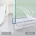 Joint bas de porte de douche en verre, lot de 2