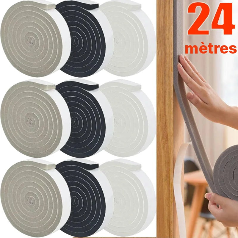 Joint mousse adhésif, lot de 2 à 12 rouleaux