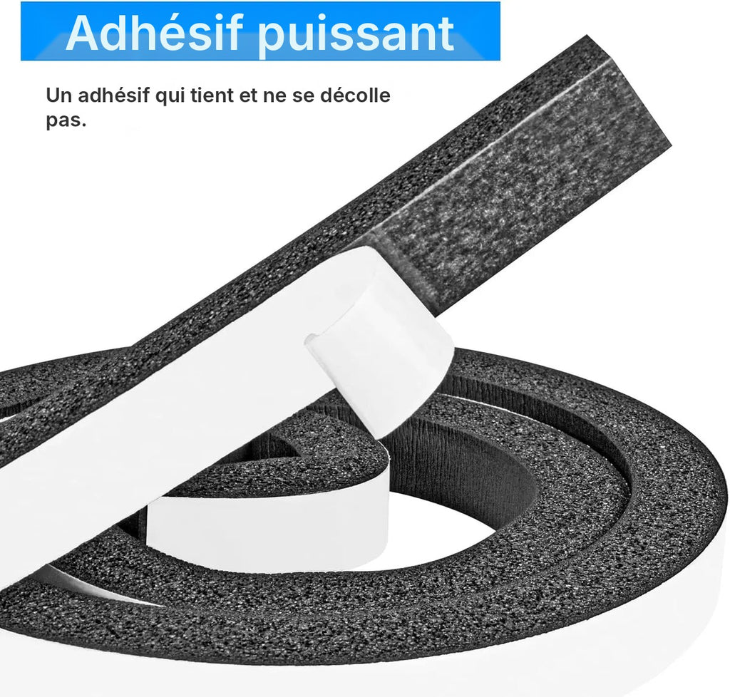 Joint mousse adhésif, lot de 2 à 12 rouleaux