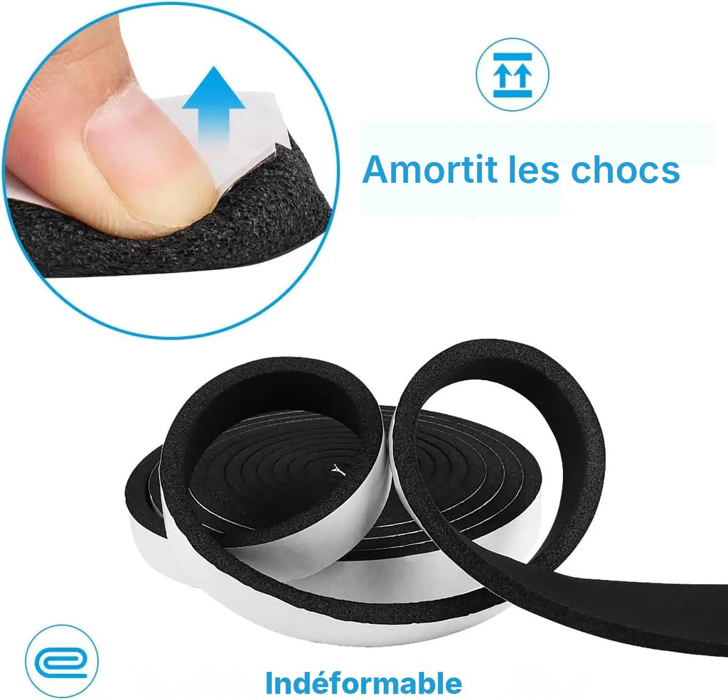 Joint mousse adhésif, lot de 2 à 12 rouleaux