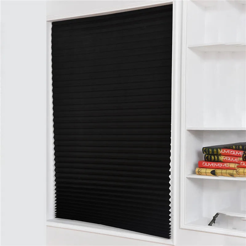Store plissé adhésif à petit prix, 3 coloris