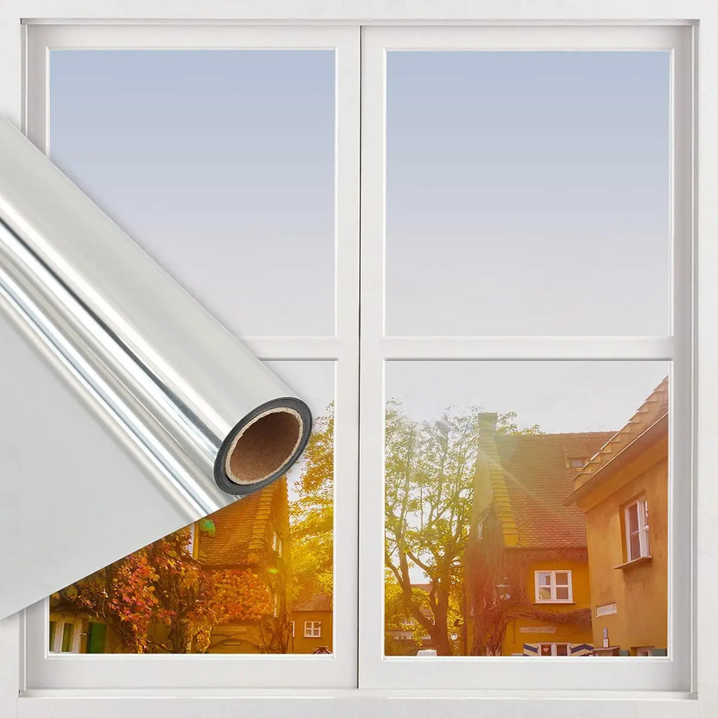 Film miroir électrostatique sans colle, 4 coloris