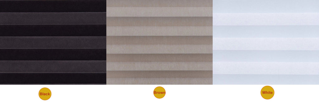 Store plissé occultant sans fil, 10 coloris