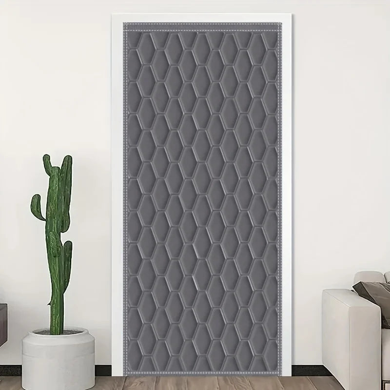 Rideau de porte anti-froid et anti-bruit, 2 coloris