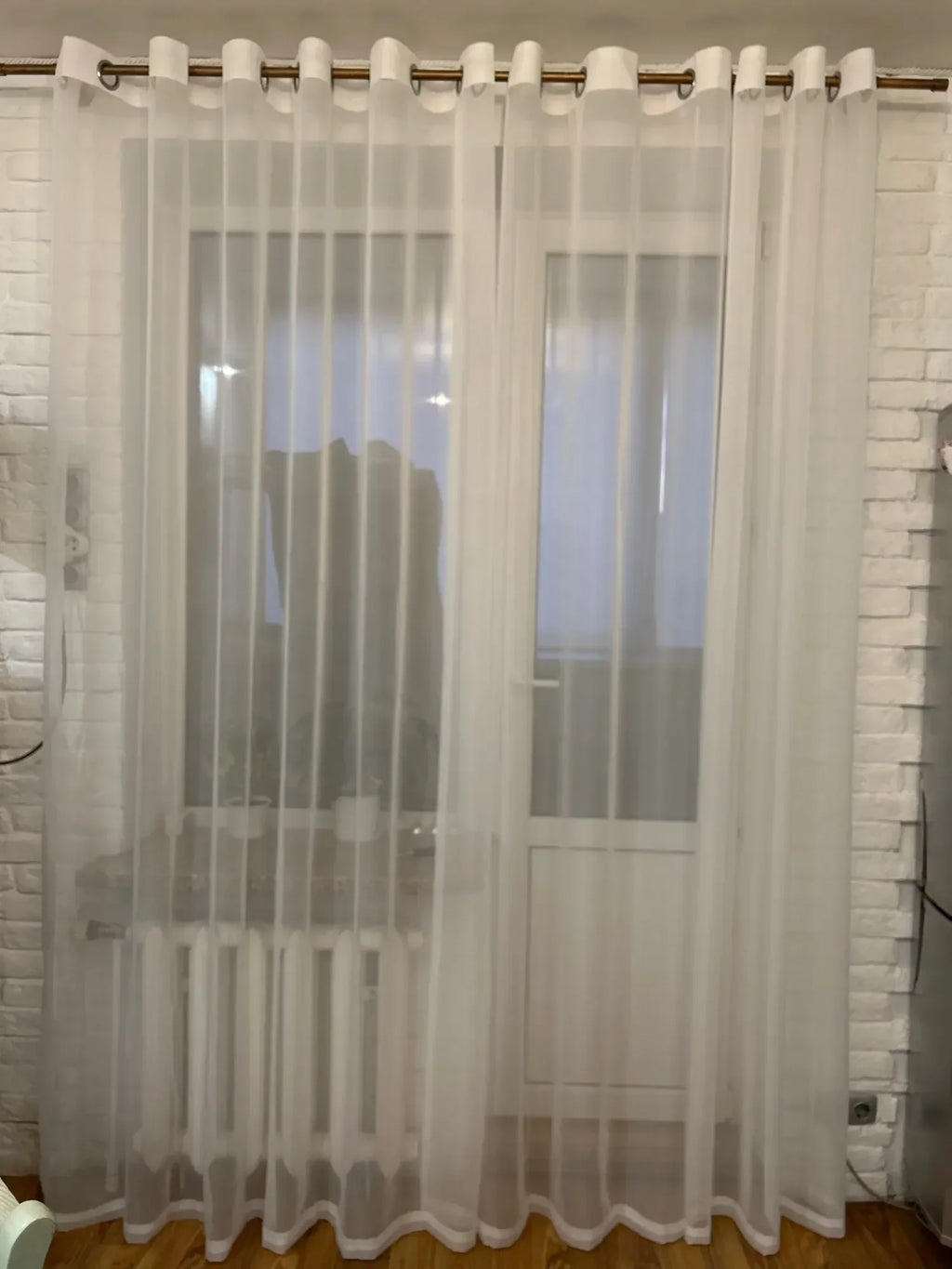 Voilage blanc transparent grandes dimensions, vue 22