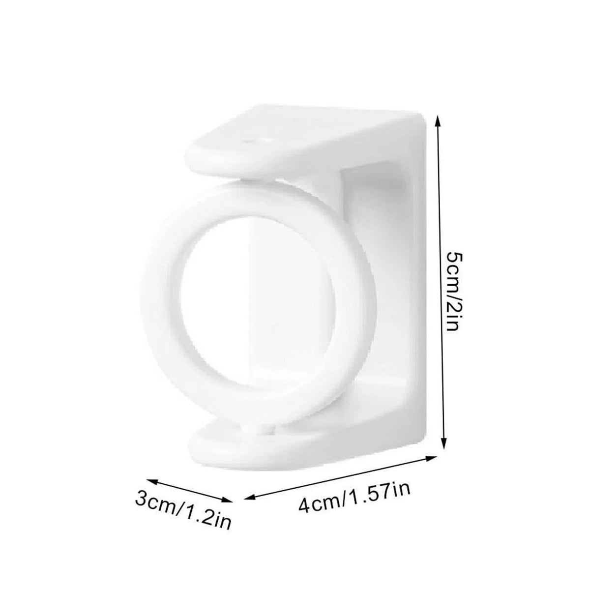 Supports de tringle adhésifs, lot de 2 à 50