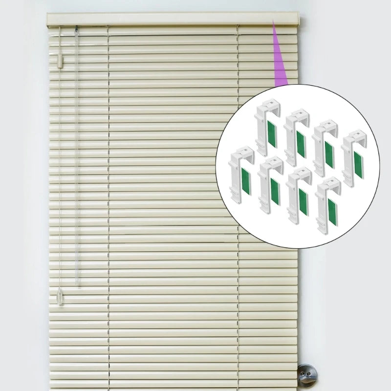 Pinces de fixation pour store sans perçage, lot de 4