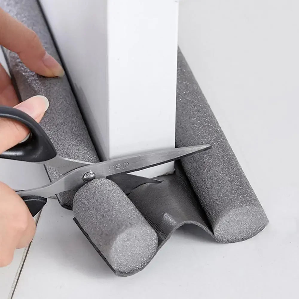 Bas de porte double en silicone à glisser