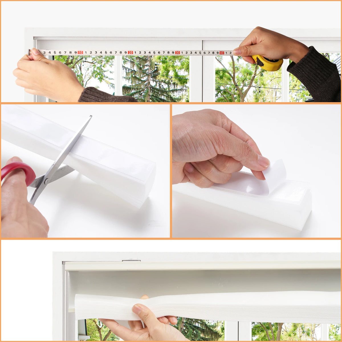 Store plissé adhésif grande hauteur 150 ou 180 cm, vue 3