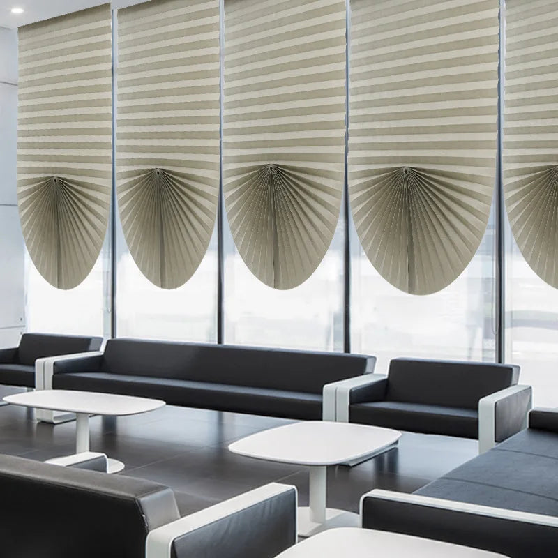 Store plissé sans perçage en tissu, vue 2