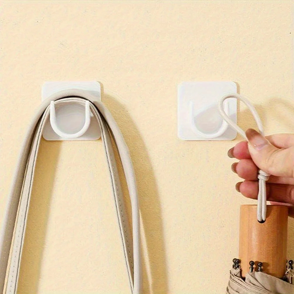 Supports de tringle adhésifs ouverts sans perçage