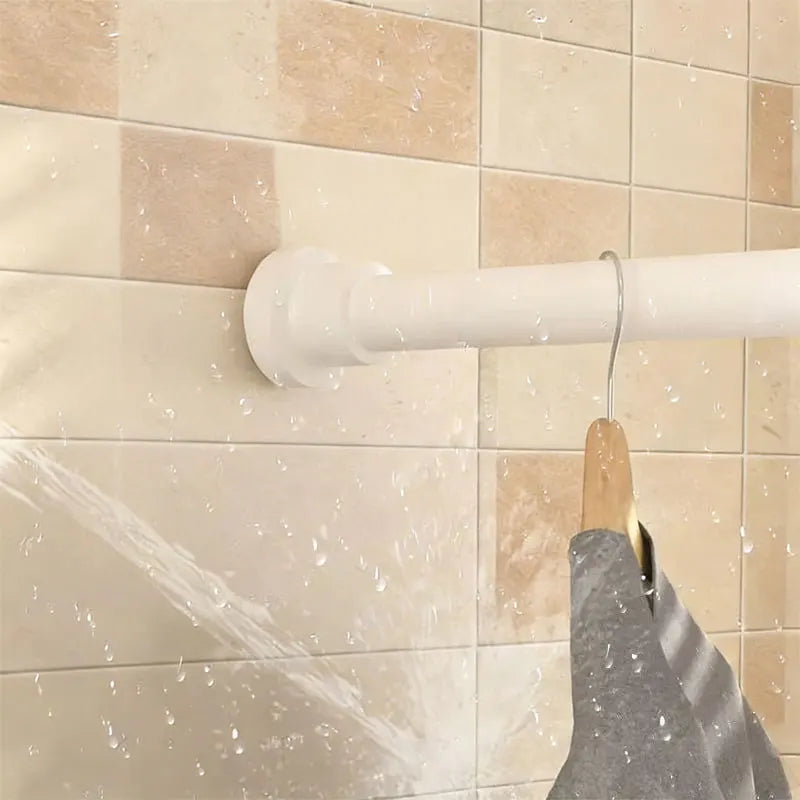 Tringle extensible inox, noire ou blanche, jusqu'à 260 cm