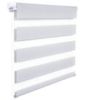 Store zébré blanc translucide sans perçage, 16 tailles