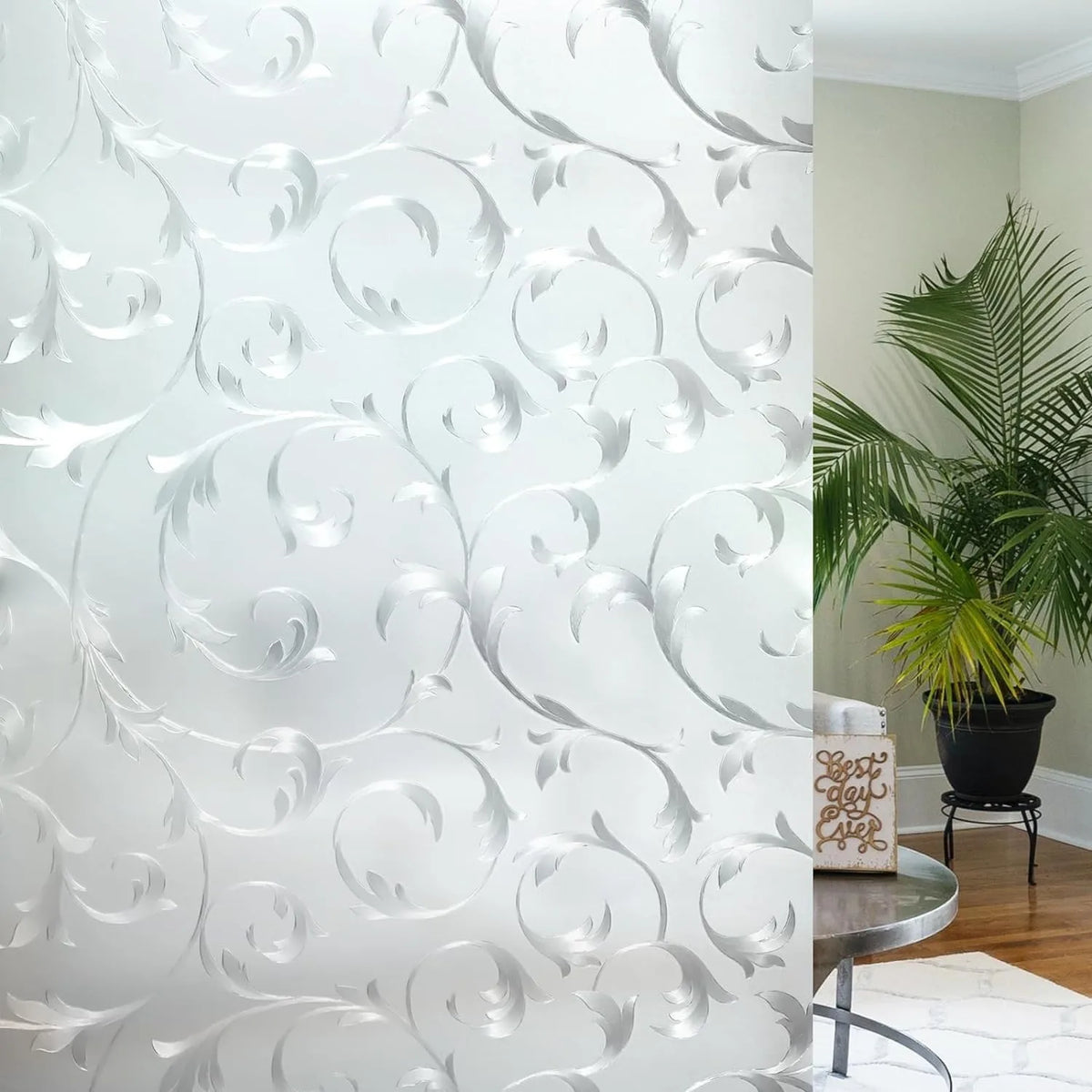 Film vitrail décoratif électrostatique, 21 motifs