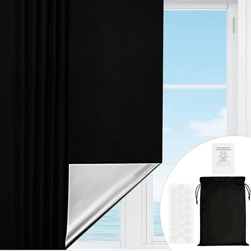 Rideau occultant portable avec sac, 150 cm
