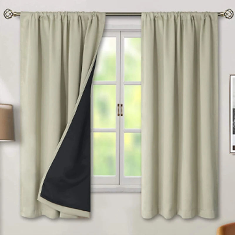 Rideau isolant imperméable, intérieur et extérieur