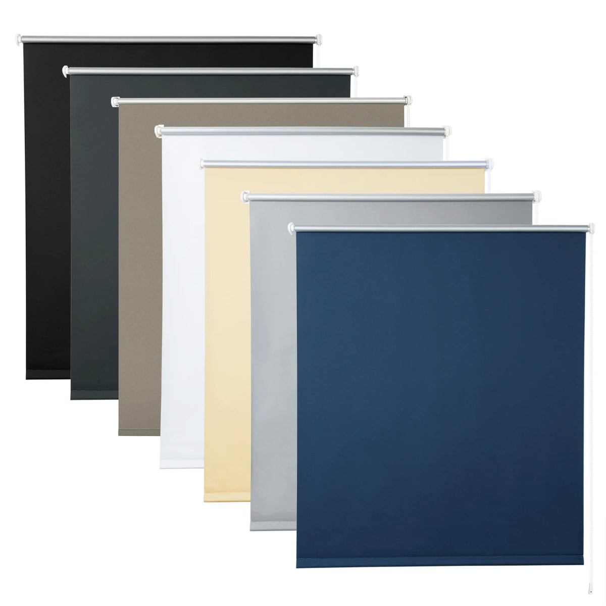 Store enrouleur thermique occultant, gris, marron ou bleu