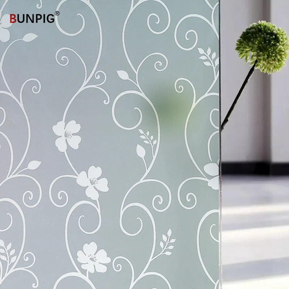 Film dépoli à motifs, 17 décors électrostatiques
