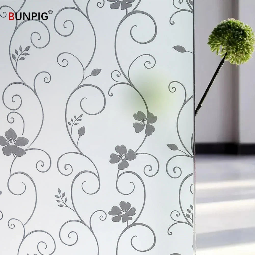 Film dépoli à motifs, 17 décors électrostatiques
