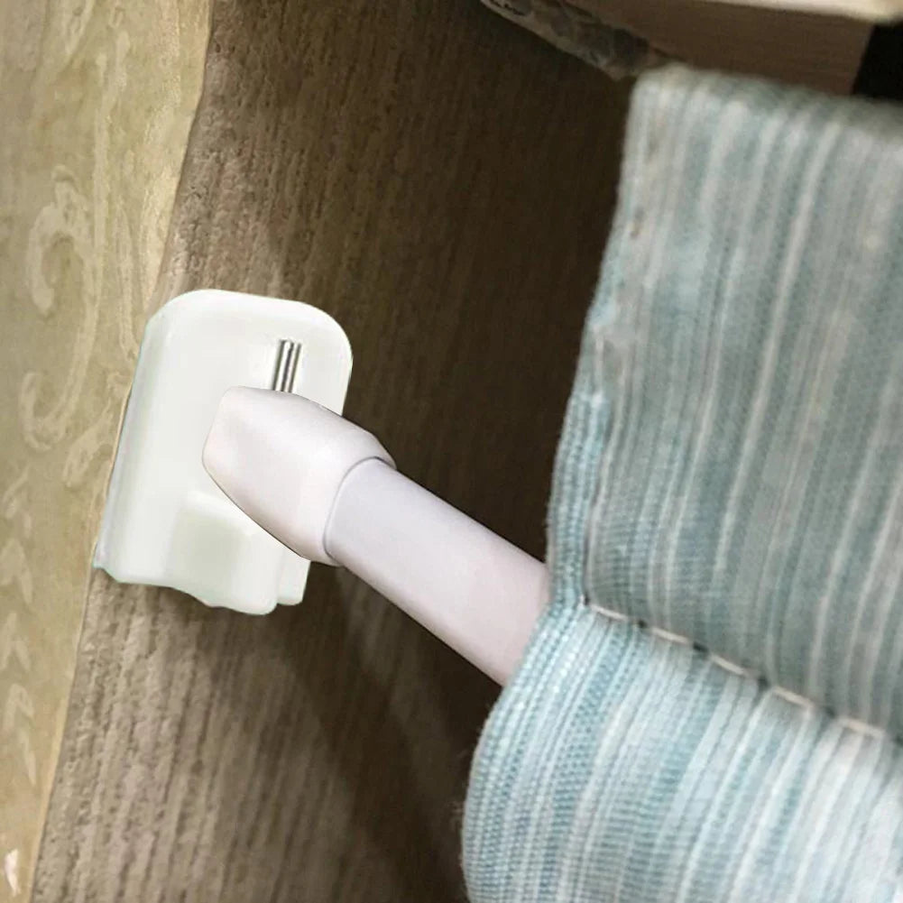 Crochets adhésifs pour tringle, lot de 4 à 12