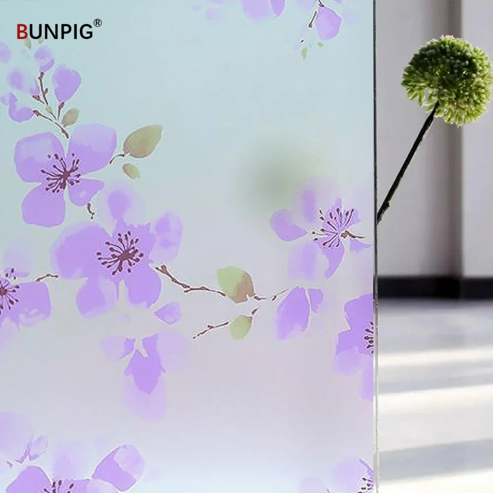Film dépoli à motifs, 17 décors électrostatiques