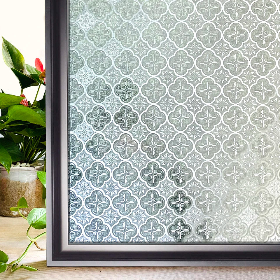 Film vitrail décoratif électrostatique, 21 motifs