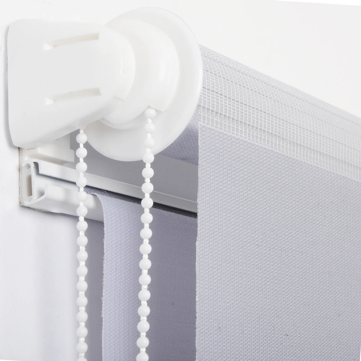 Store zébré blanc translucide sans perçage, 16 tailles