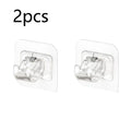 Supports de tringle adhésifs, lot de 2 à 50