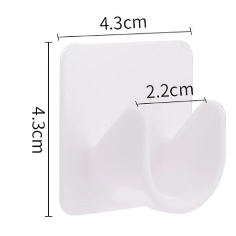Supports de tringle adhésifs ouverts sans perçage, vue 4